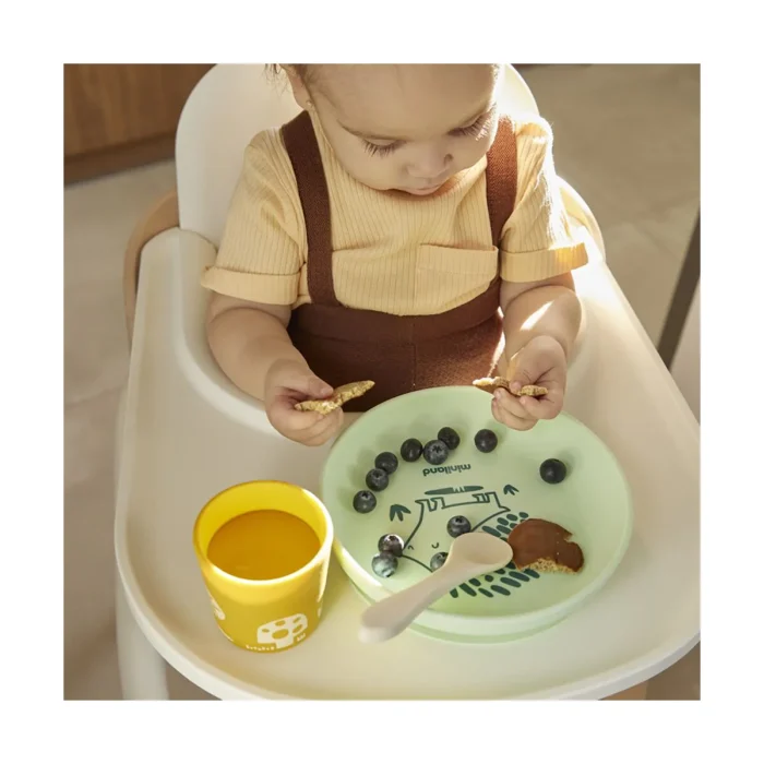 Набір силіконового дитячого посуду Miniland Forest (3 предм) - Зображення 3