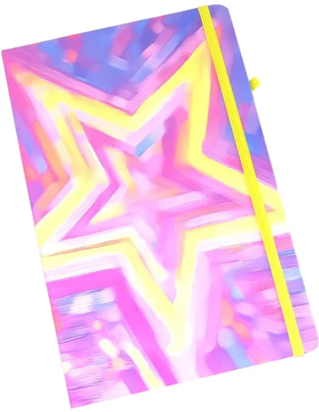 Блокнот на гумці А5 13.6?20.8 cm, 80 арк.,тверда обкладинка Star