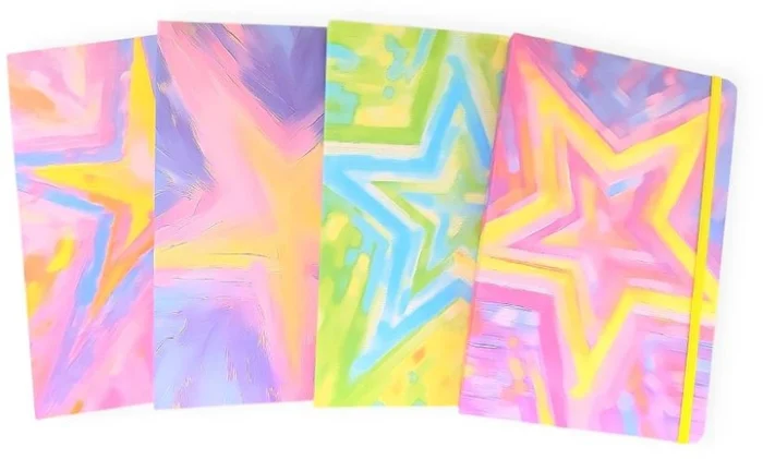 Блокнот на гумці А5 13.6?20.8 cm, 80 арк.,тверда обкладинка Star - Зображення 3