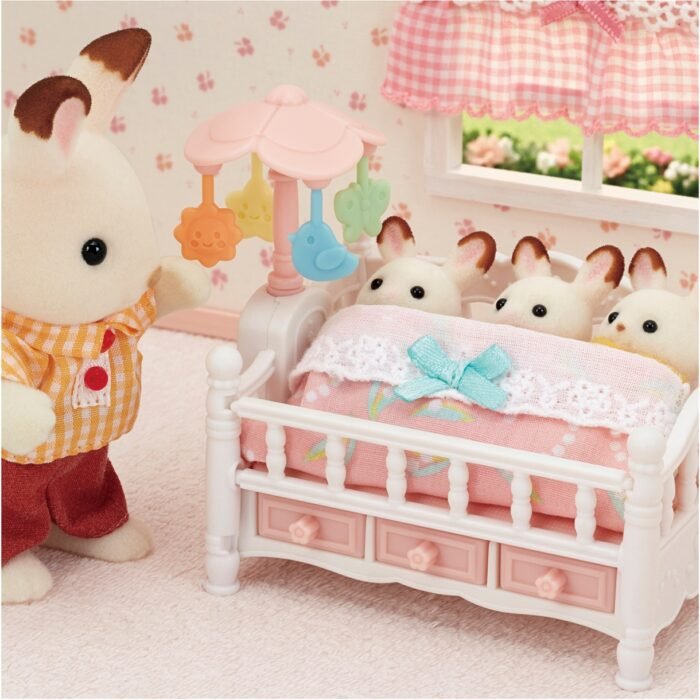 Ігровий набір  Дитяче ліжечко для трійні з мобілем - Зображення 4