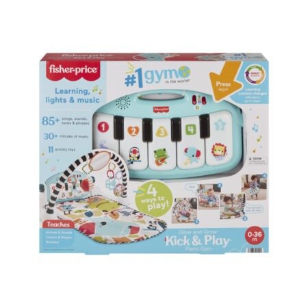 Килимок-ігровий центр блакитний  Натискай та грай  з технологією Smart Stages (англ.) Fisher-Price - Зображення 3