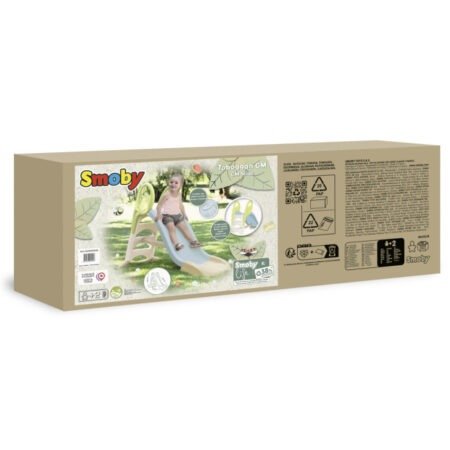 Гірка з водним ефектом Smoby Life, довжина 150 см, блакитно-беж., 159x68x100 см, 2+ - Зображення 4