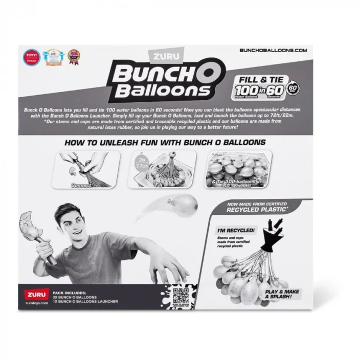 Ігровий набір BUNCH O BALLOONS Запускач та 100 водних куль - Зображення 3