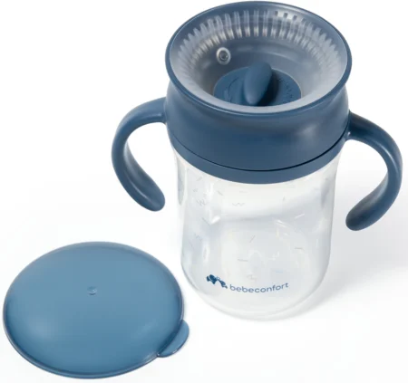 Чашка-непроливайка BEBE CONFORT Glow Blue 280 ml - Зображення 3