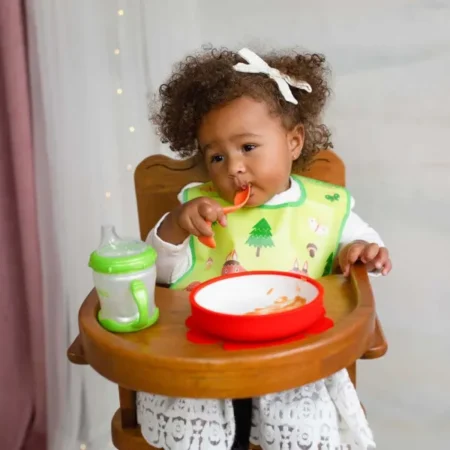 Вигнута тренувальна ложка BABOO, манго, 9+ міс - Зображення 4