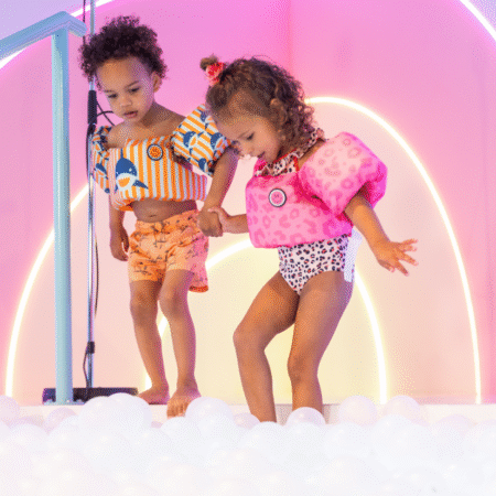 Надуваний жилет з нарукавниками 2-6 роки  Неоновий леопард - Зображення 2