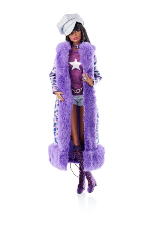 Лялька Ultra Violet Poppy Parker в образі натхненному гламуром 70-х