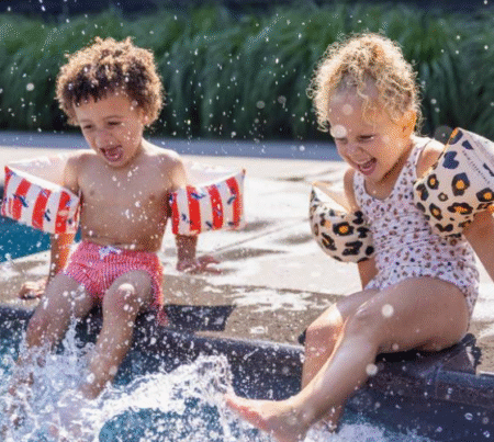 Нарукавники 2-6 роки  Червоно-білі - Зображення 2