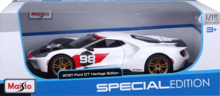 Машинка іграшкова 2021 Ford GT Heritage, масштаб 1:18
