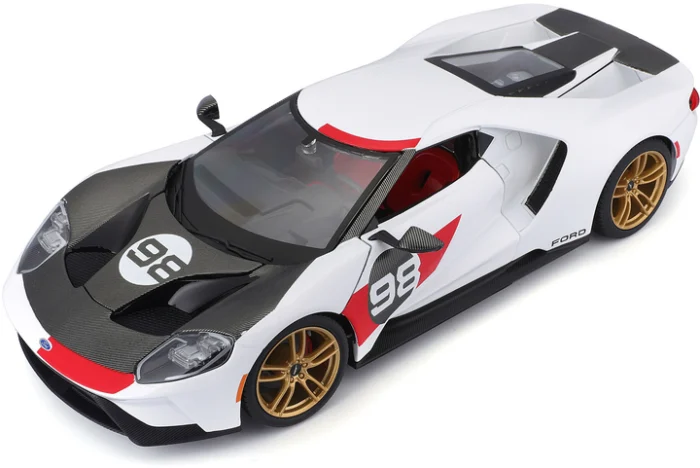 Машинка іграшкова 2021 Ford GT Heritage, масштаб 1:18 - Зображення 3