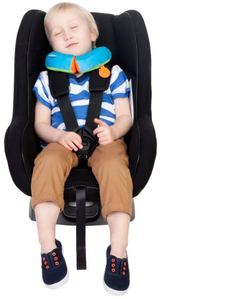 Подушка для подорожі  Котик  (блакитна) - Зображення 6