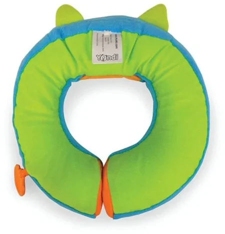 Подушка для подорожі  Котик  (блакитна) - Зображення 4