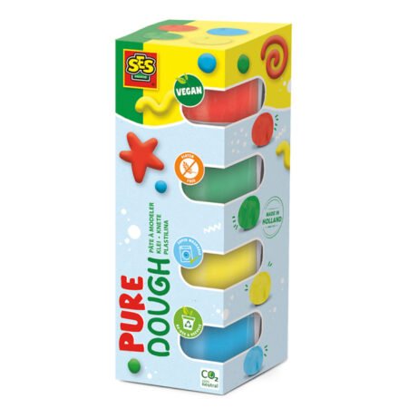 Незасихаюча маса для ліплення серії  Feel good dough  - КОЛОРИТ (4 кольори, у пластикових баночках)