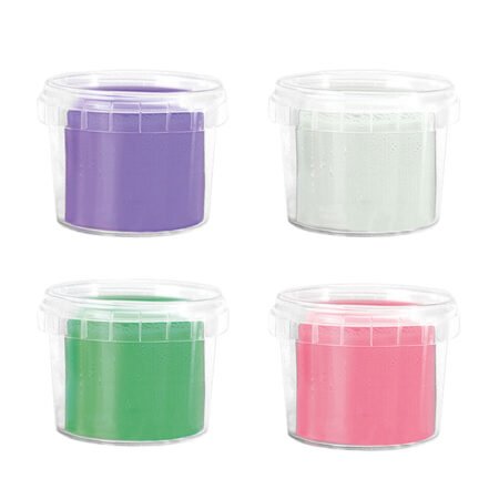 Незасихаюча маса для ліплення серії  Feel good dough  - ПАСТЕЛЬ (4 кольори, у пластикових баночках) - Зображення 2