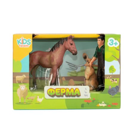 Набір іграшок тварини  Ферма  в асортименті - Зображення 2