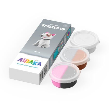 Набір пластиліну, що самостійно твердіє, ЛІПАКА – СОБАЧІ ІСТОРІЇ: БУЛЬТЕР'ЄР - Зображення 4