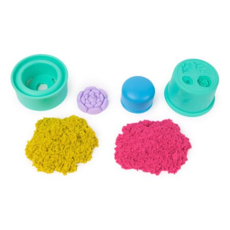 Набір піску для творчості - KINETIC SAND КАЗКОВІ КВІТИ (2 кольори, 227 g, аксес.) - Зображення 4