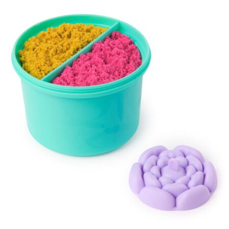 Набір піску для творчості - KINETIC SAND КАЗКОВІ КВІТИ (2 кольори, 227 g, аксес.) - Зображення 2