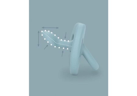 Пустушка силіконова анатомічна, 0-6 місяців,  Colour Essence /блакитна (8426420081580) - Зображення 3