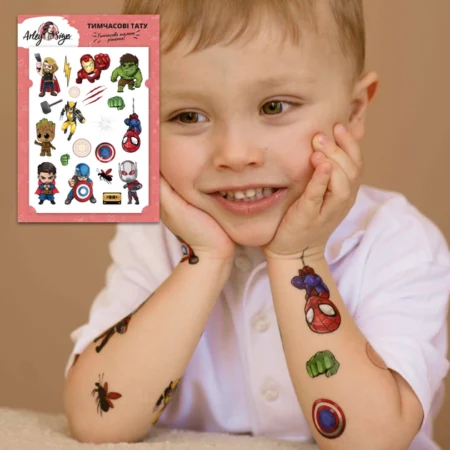 Тимчасові татуювання -  Супергерої