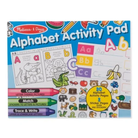 Альбом розмальовок / наліпок  Алфавіт  Melissa&Doug (MD8563)