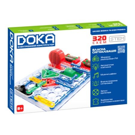 Конструктор электронный DOKA  320 СХЕМ