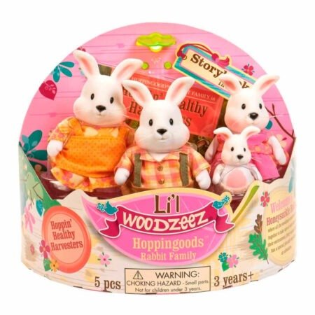 Набір фігурок Li'l Woodzeez Сім'я Кроликів