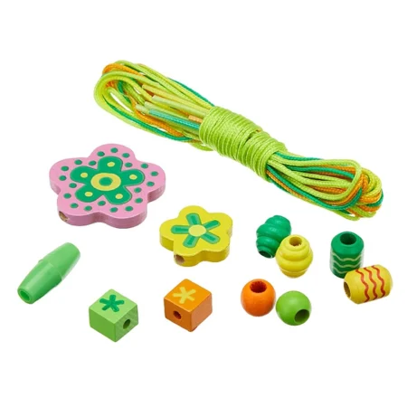 Набір дерев'яних намистин  Квітковий сад  Melissa&Doug (MD4178) - Зображення 2