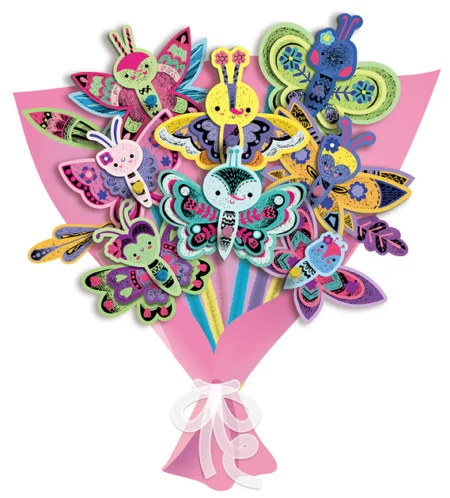 6004104 Набір для творчості, скретч-арт  Букет метеликів - Зображення 3