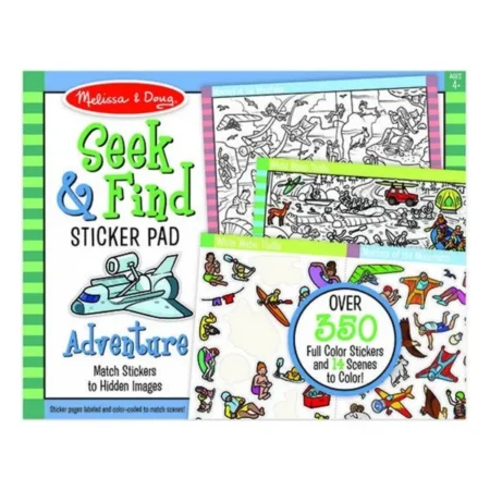 Знайди і наклей наліпку  Пригоди  Melissa&Doug (MD30151)