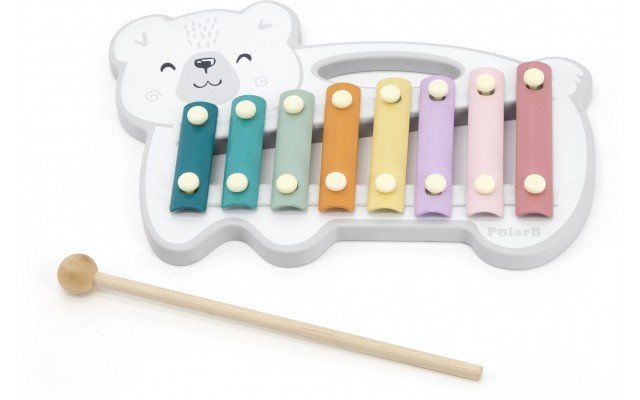 17 Іграшка музична Viga Toys PolarB Ксилофон-ведмедик (44026) - Зображення 1