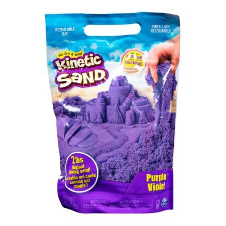 Песок для детского творчества  - KINETIC SAND COLOUR (фиолетовый, 907 g)