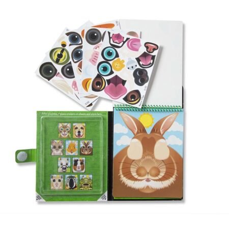 Блокнот з багаторазовими наліпками  Домашні тварини  Melissa&Doug (MD30512) - Зображення 2