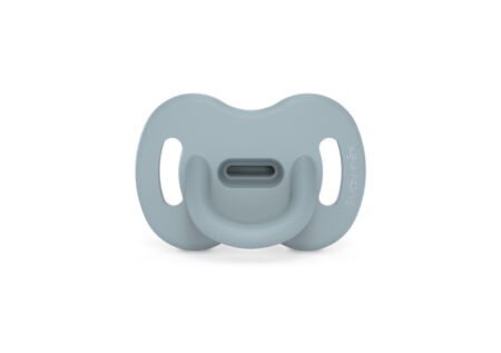 Пустушка силіконова фізіологічна, 0-6 місяців,  Colour Essence /блакитна (8426420081702) - Зображення 2