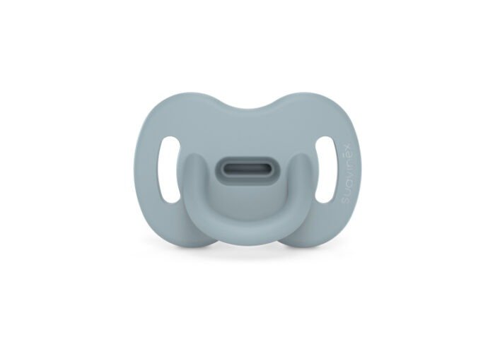 Пустушка силіконова фізіологічна, 0-6 місяців,  Colour Essence /блакитна (8426420081702) - Зображення 2