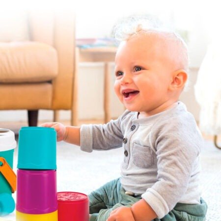 INFANTINO Розвиваючий набір сортер  Райдужна вежа , 315093I - Зображення 2