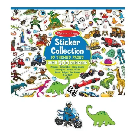 Блакитний набір наліпок, 500 штук Melissa&Doug (MD4246) - Зображення 3