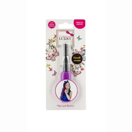 Дитяча туш для волосся фіолетова, т.м. «Lukky»