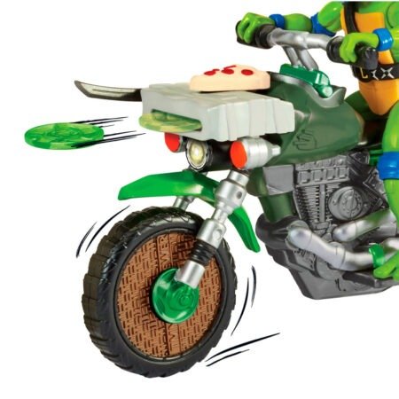 Бойовий транспорт із фігуркою серії «Черепашки-Ніндзя MOVIE III» – ЛЕОНАРДО НА МОТОЦИКЛІ - Зображення 3