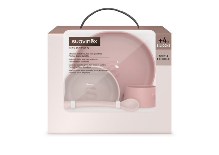 Набір посуду для годування  Colour Essence /рожевий (8426420081481) - Зображення 1