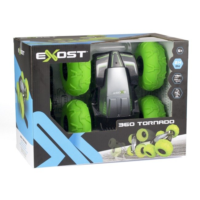 4 Машина 360 TORNADO , 1:10, РК, 2,4 GHz (ГГц), зелена - Зображення 1