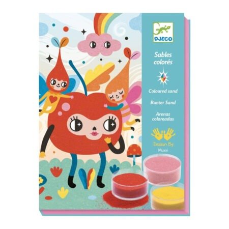 DJECO Художній комплект малювання кольоровим піском  Чудово мило , DJ08678