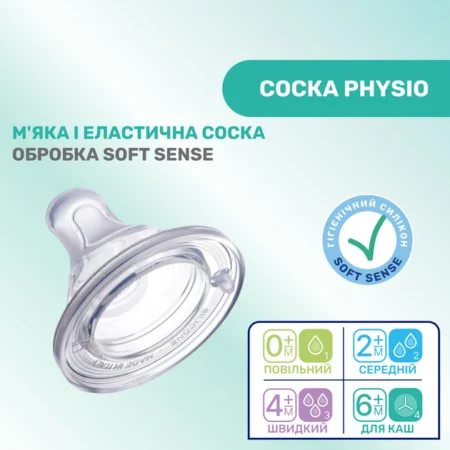 Пляшка пластикова  PERFECT 5   150мл.соска силіконова  від 0 місяців повільний потік (нейтральна) - Зображення 3