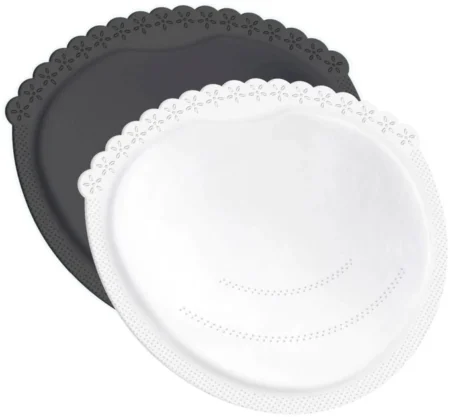 Одноразові абсорбуючі вкладки у період лактації Difrax (40 шт чорні/білі)