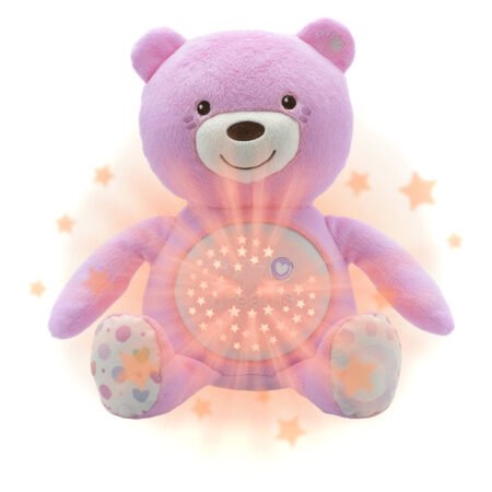 Іграшка музична  Ведмежа  , рожева. - Зображення 3