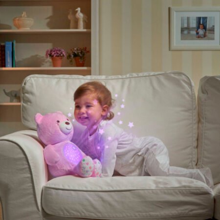 Іграшка музична  Ведмежа  , рожева. - Зображення 2