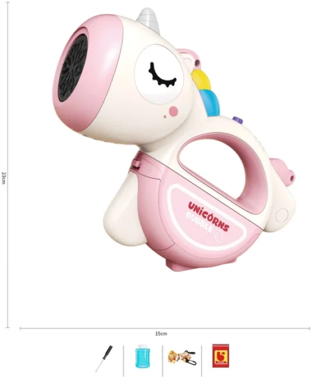 Генератор мильних бульбашок Urmywo Єдиноріг (917DY) - Зображення 6