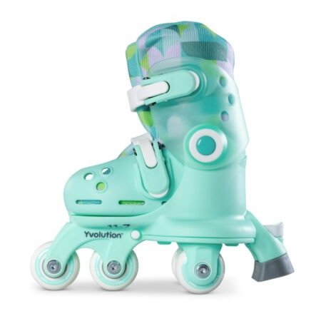 Роликові ковзани Yvolution Twista, розмір 24-28, салатовий - Зображення 5