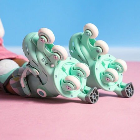 Роликові ковзани Yvolution Twista, розмір 24-28, салатовий - Зображення 2