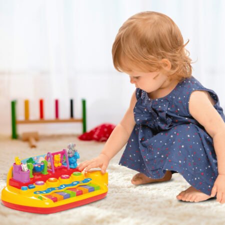 Пианино KIDDI SMART – ЗВЕРЯТА НА КАЧЕЛЯХ (украинский) - Зображення 3